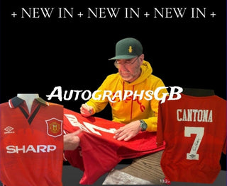 เสื้อบอลแมนเชสเตอร์ยูไนเต็ดปี 1996 มาพร้อมลายเซ็น Eric Cantona และใบเซอร์รับรอง
