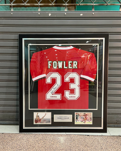 เสื้อลิเวอร์พูลปี 1994 พร้อมลายเซ็น ROBBIE FOWLER มีใบเซอร์รับรอง