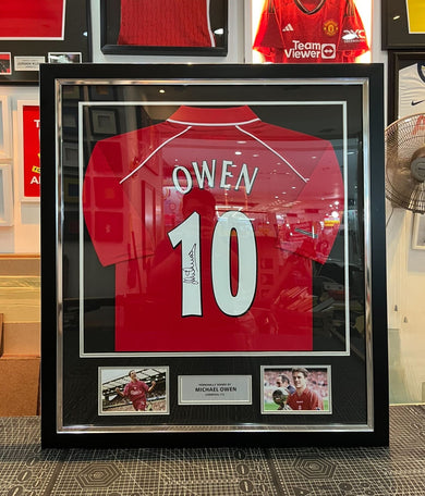 เสื้อลิเวอร์พูลปี 2000-2001 พร้อมลายเซ็น Michael Owen มีใบเซอร์รับรอง