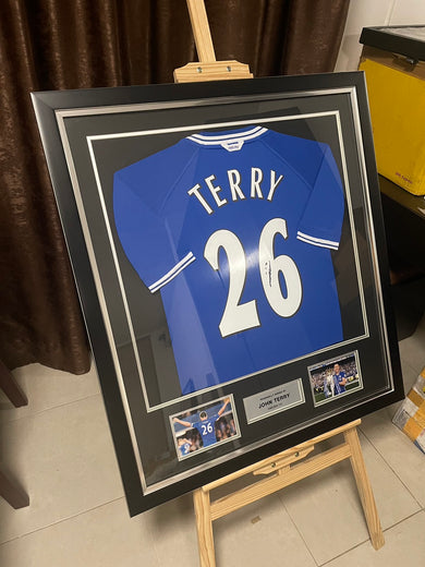 เสื้อแข่งเชลซีลิขสิทธิ์แท้ John Terry ปี 1999/2001 มาพร้อมลายเซ็นและใบเซอร์รับรอง