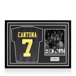 เสื้อแข่งแมนเชสเตอร์ยูไนเต็ดลิขสิทธิ์แท้ Eric Cantona ปี 1994 มาพร้อมลายเซ็นและกรอบสุดพรีเมี่ยม