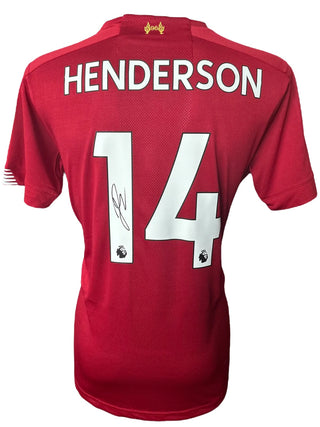 เสื้อบอลลิเวอร์พูลลิขสิทธิ์แท้ ปี 2019-2020 รุ่น Jordan Henderson พร้อมลายเซ็นนักเตะ