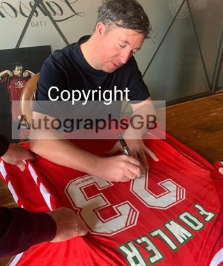 เสื้อลิเวอร์พูลปี 1994 พร้อมลายเซ็น ROBBIE FOWLER มีใบเซอร์รับรอง