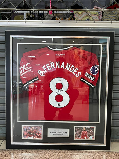เสื้อแมนเชสเตอร์ ยูไนเต็ดลิขสิทธิ์แท้ ปี 2025-26 รุ่น Bruno Fernandes พร้อมลายเซ็นและใบเซอร์รับรอง