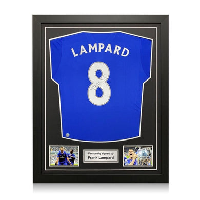 เสื้อแข่งเชลซีลิขสิทธิ์แท้ Frank Lampard ปี 2015-2016 มาพร้อมลายเซ็นและกรอบสุดพรีเมี่ยม