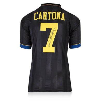 เสื้อแข่งแมนเชสเตอร์ยูไนเต็ดลิขสิทธิ์แท้ Eric Cantona ปี 1994 มาพร้อมลายเซ็นและกรอบสุดพรีเมี่ยม