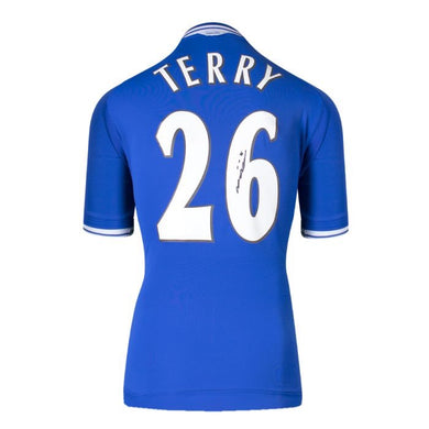 เสื้อแข่งเชลซีลิขสิทธิ์แท้  John Terry ปี 1999/2001 มาพร้อมลายเซ็นและใบเซอร์รับรอง
